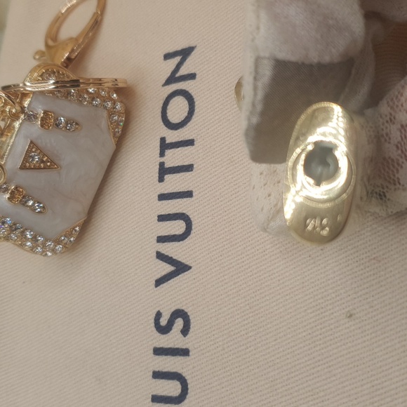 LOUIS VUITTON LOCK/KEY🔐 #314 W/ New Fashion Bag charm -EUC- - Picture 7 of 8